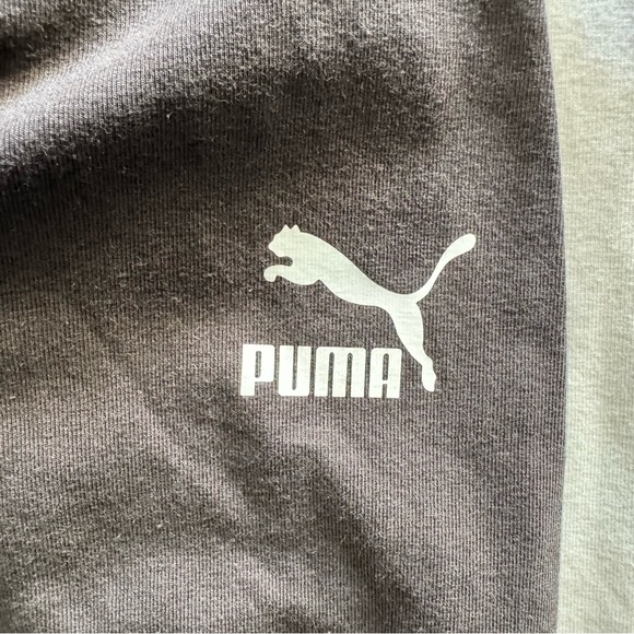 PUMA's Women Muted Martians Leggings Black/white/pink Sz Medium 62127901 - Picture 4 of 5
